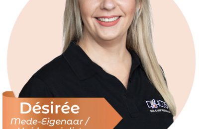 Dehcos medewerker Désirée: mede-eigenaar / huidspecialist
