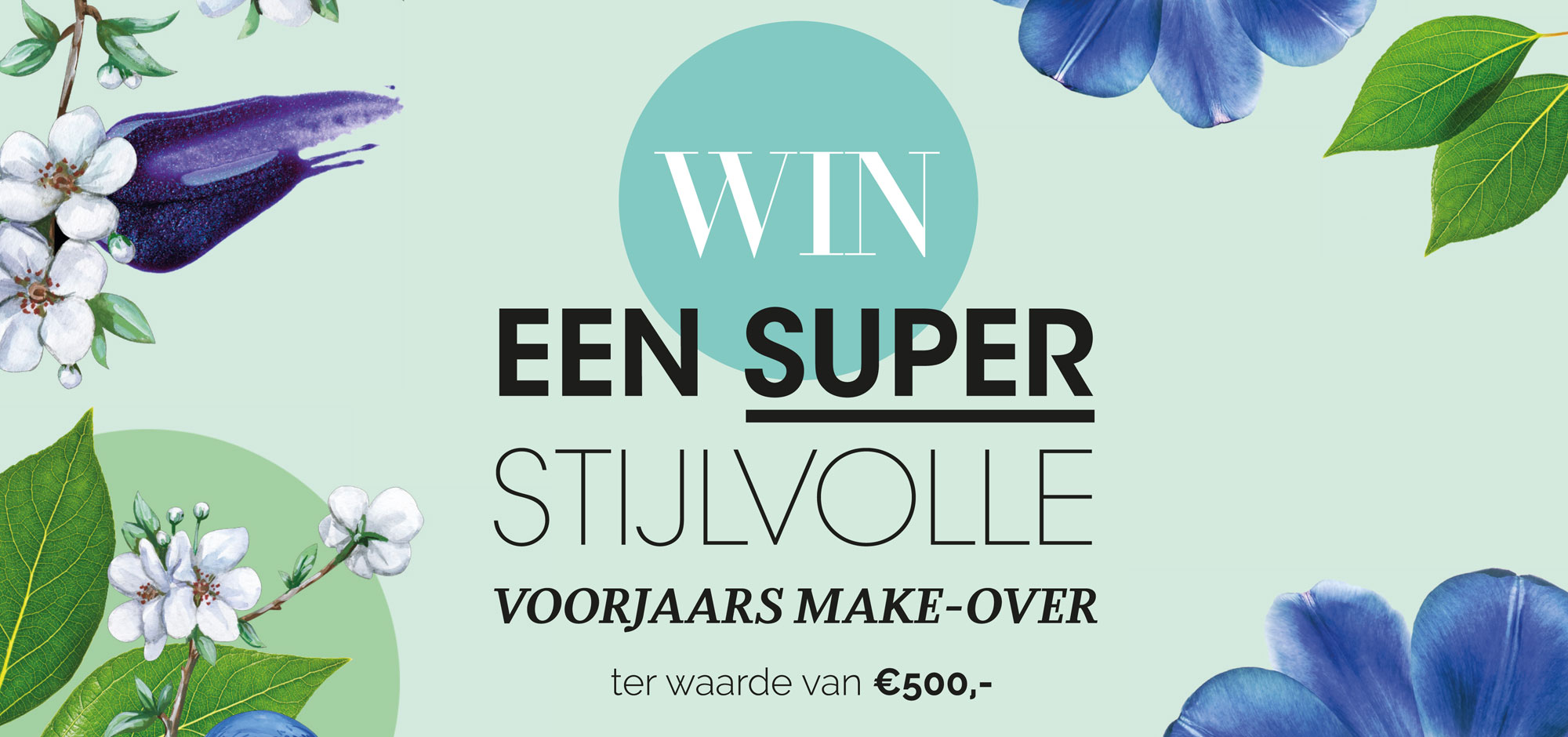 Featured image of article: Win een voorjaars make-over t.w.v. €500,-!